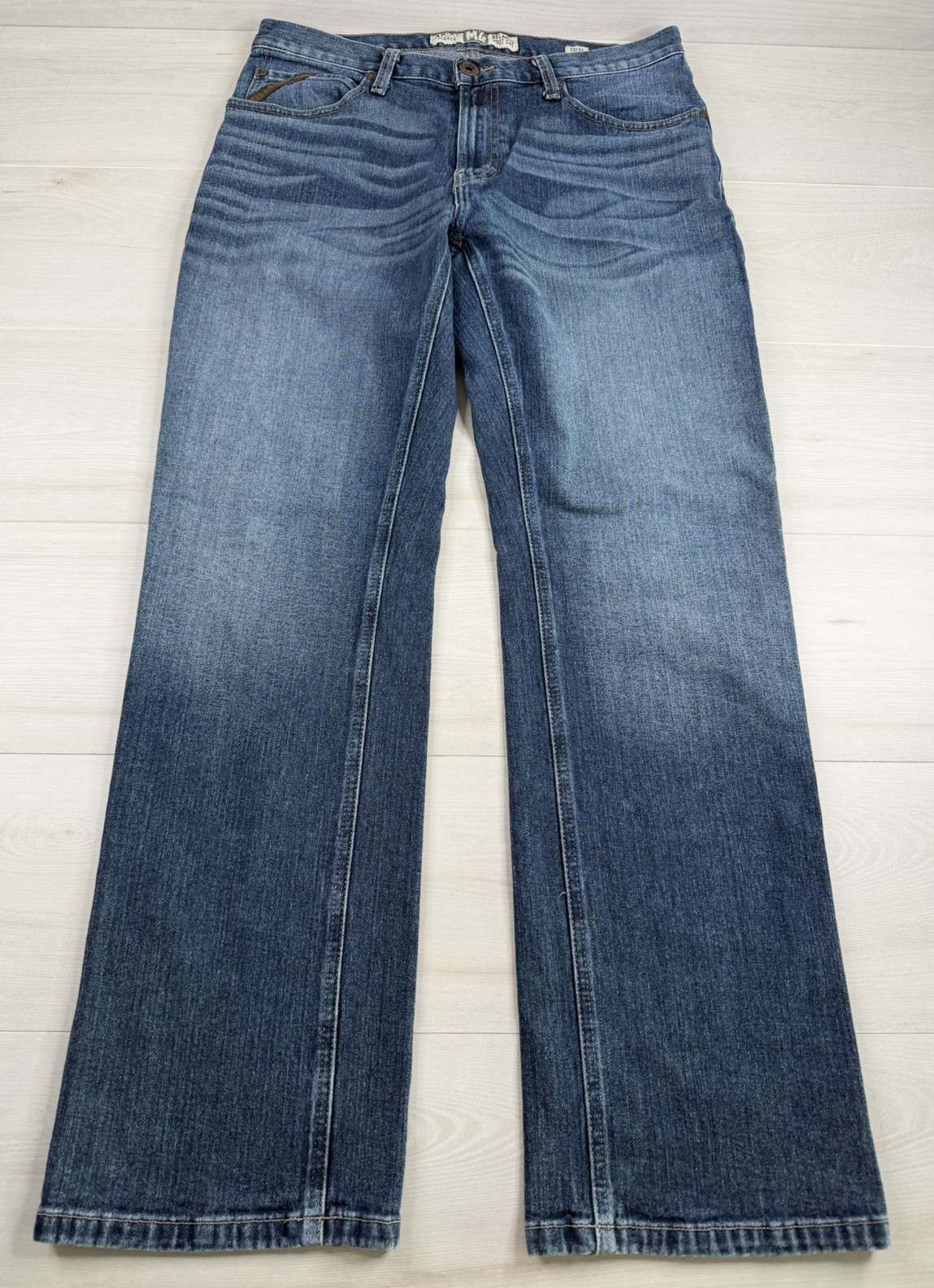 Ariat Legacy M4 Jeans Relaxed Bootcut Stretch Denim Western Cowboy Men 33x32 EUC Ariat Legacy M4 Jeans Relaxed Bootcut Stretch Denim Western Cowboy Men 33x32 EUC