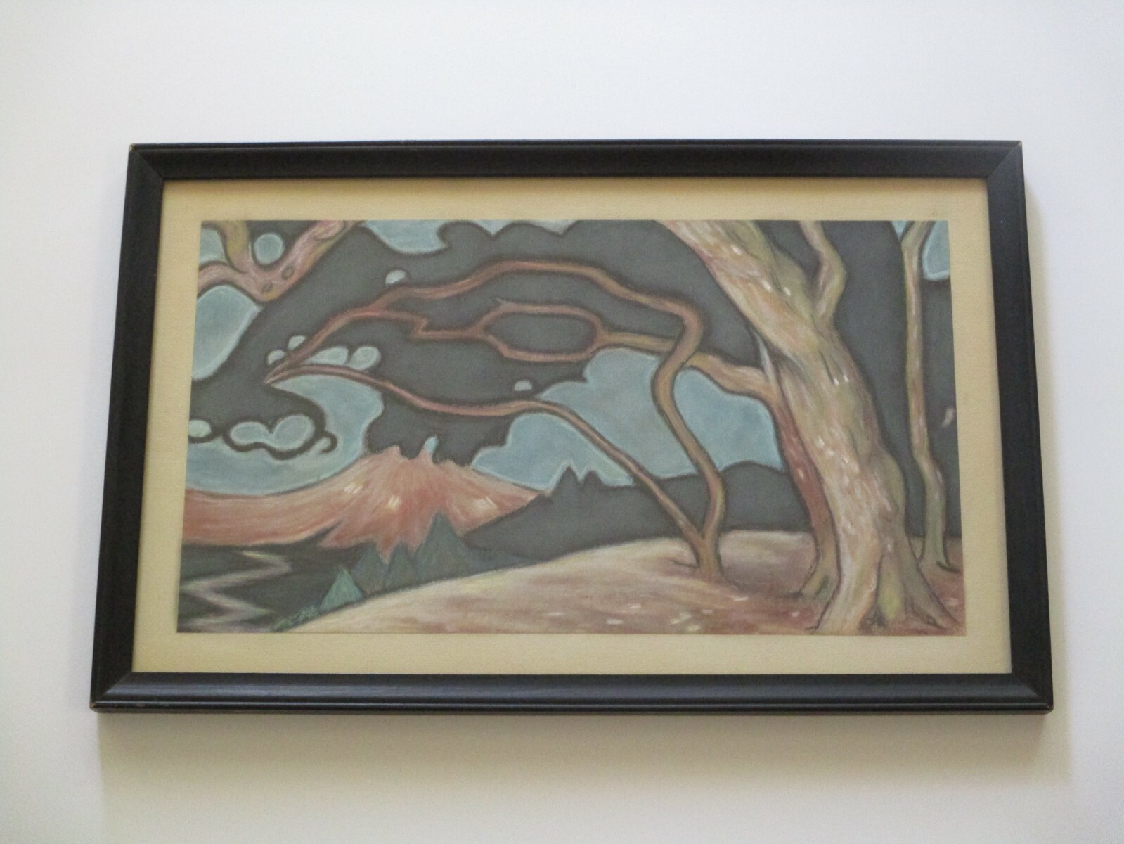 ANTIQUE SMALL GEM IMPRESSIONIST LANDSCAPE EARLY CALIFORNIA  MODERNIST MASTERFUL