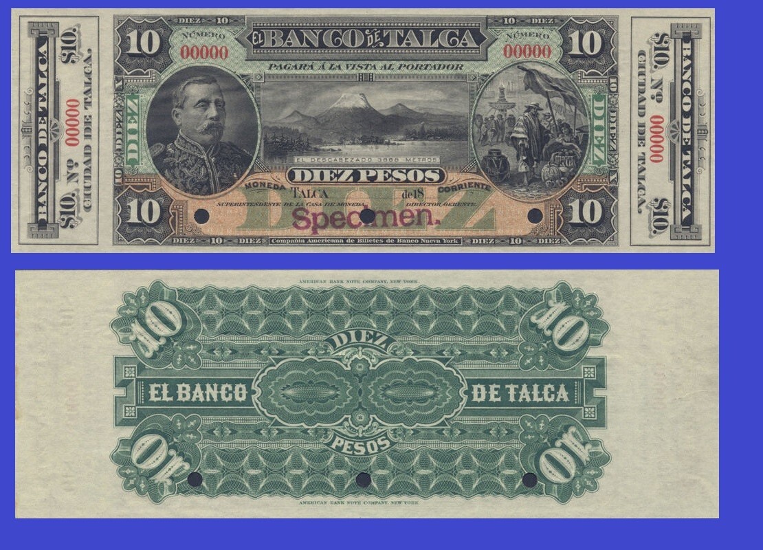 chile 10   pesos 1885 / - Copy