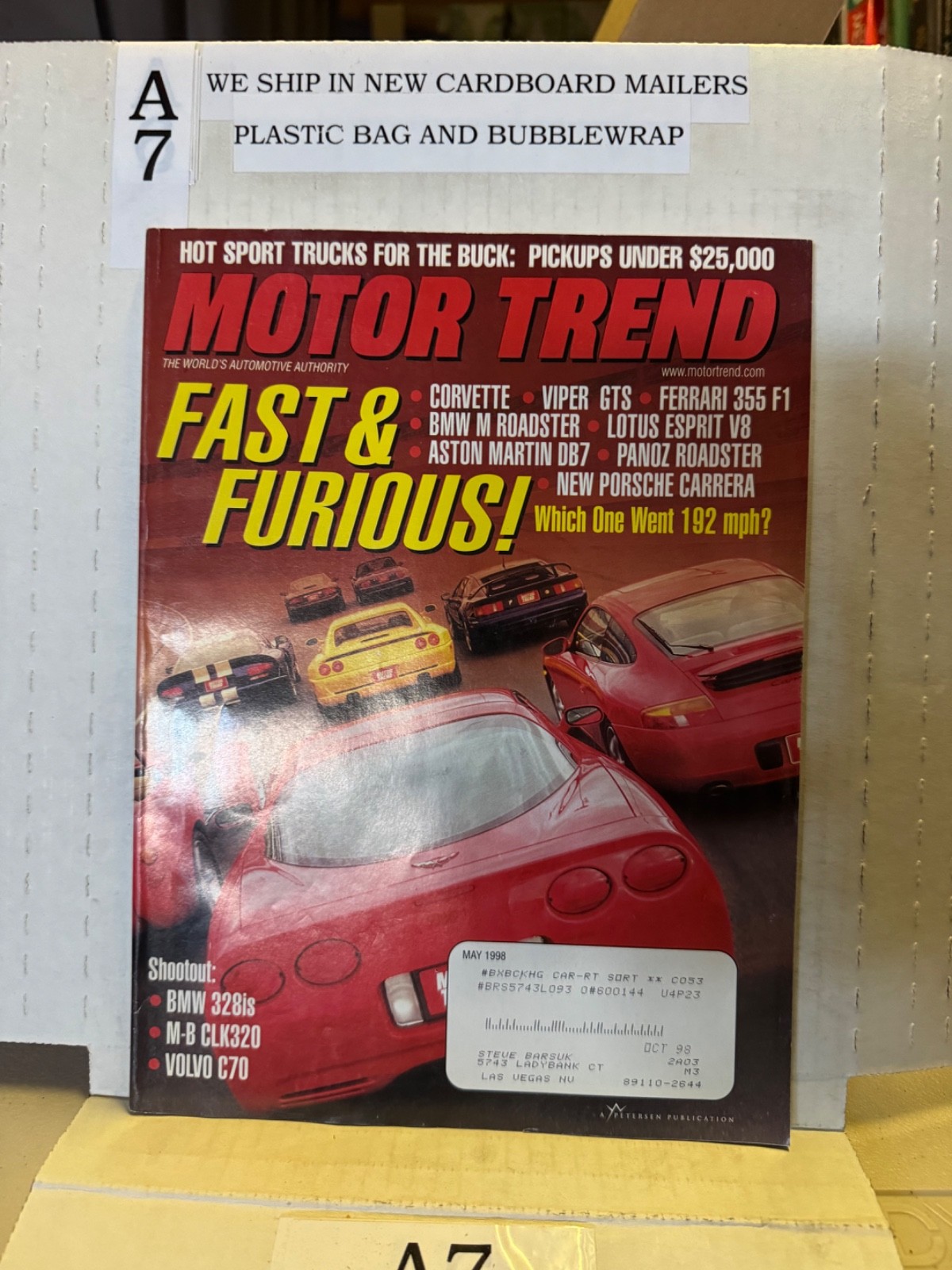 Motor Trend Magazine May 1998