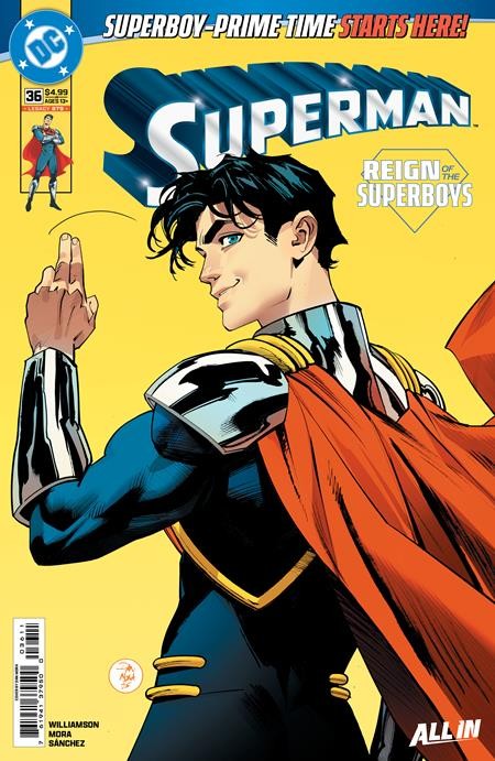 SUPERMAN #36 CVR A DAN MORA (UPC MISPRINT EDITION) SUPERMAN #36 CVR A DAN MORA (UPC MISPRINT EDITION)