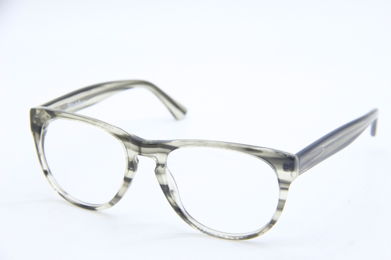 NEW FELIX MARCS FM2004 TRANSPARENT GRAY AUTHENTIC EYEGLASSES FRAMES 54-19