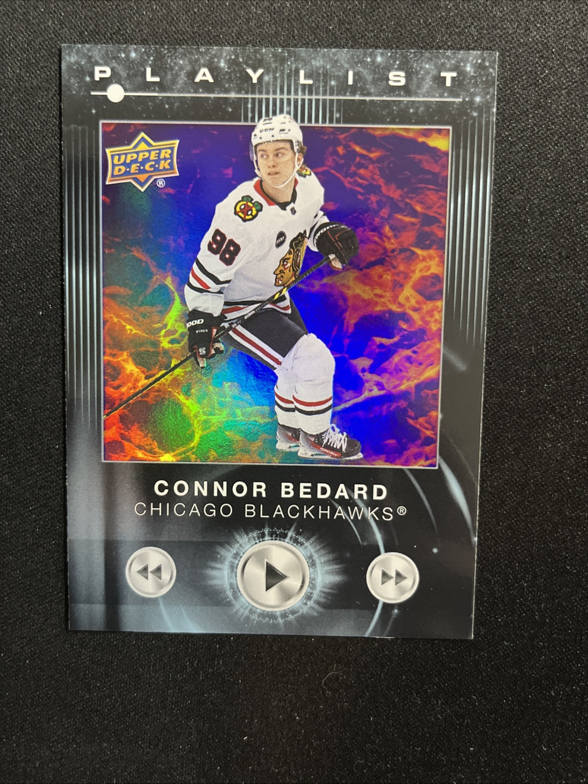 24-25 UD Series 2 Hockey Playlist PL-14 Connor Bedard