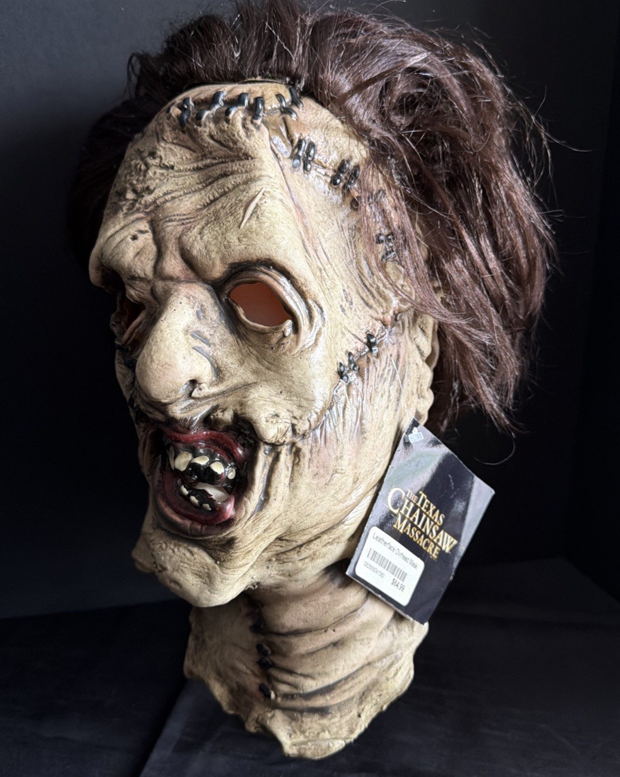 Vtg 2003 Rubies Leatherface Mask Texas Chainsaw Massacre New Line NWT Flaw