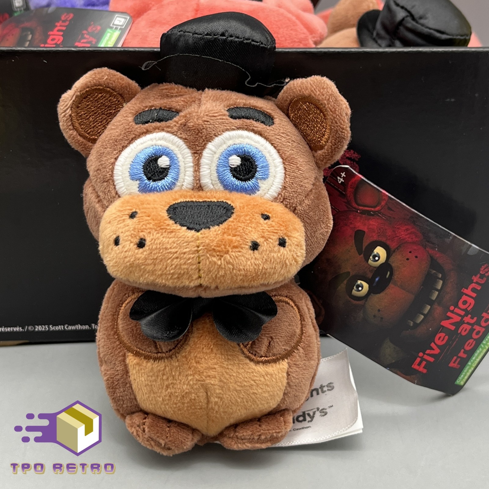 FNAF Five Nights at Freddy’s 4” Mini Plush GLOW Eyes 2025 Jazwares - YOU CHOOSE