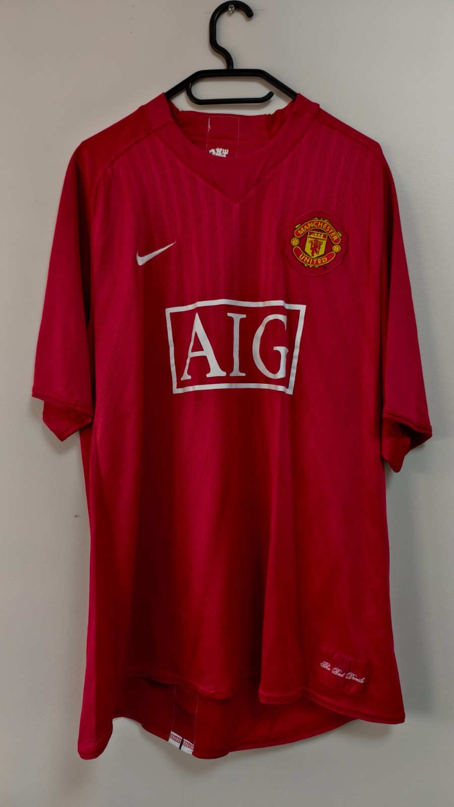 Manchester United Home Shirt 2008 / 09 Official Nike XL Excellent