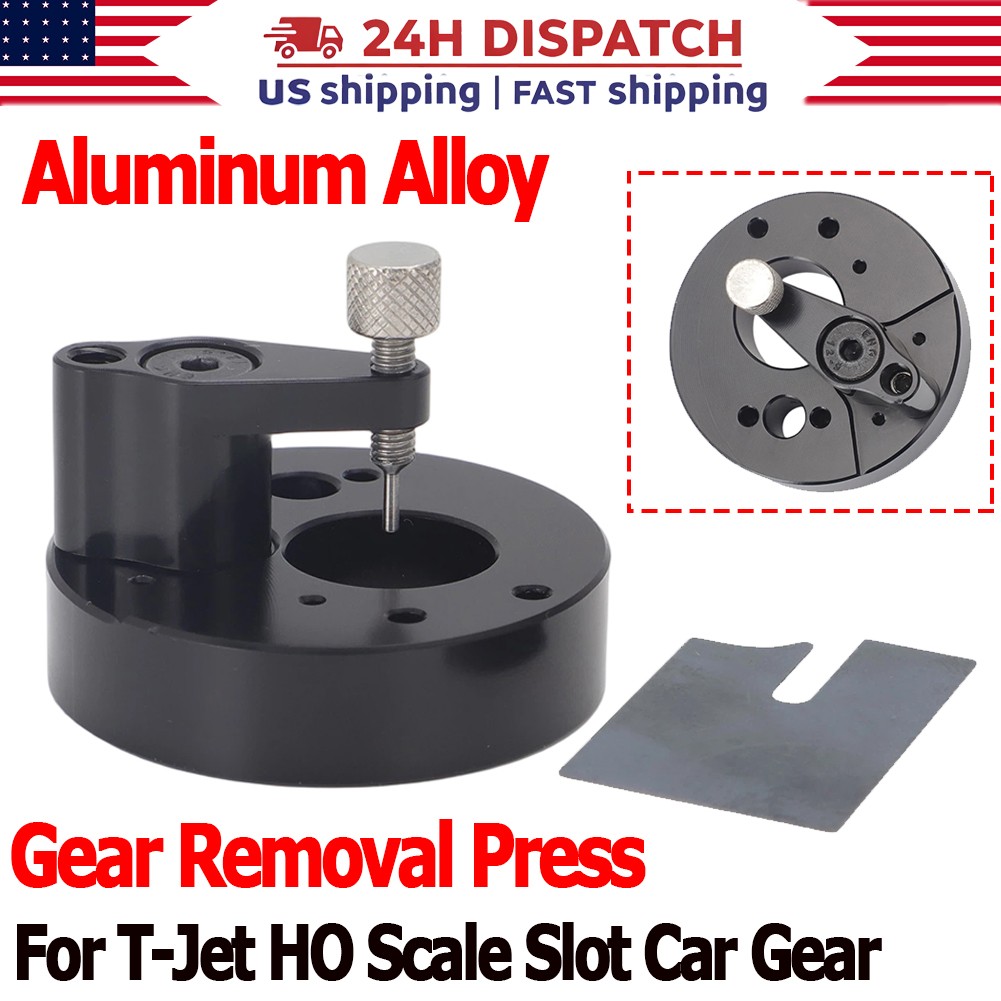 HO Slot Car Gear Removal Press Tool For T-Jet Gear Puller Aluminum CNC