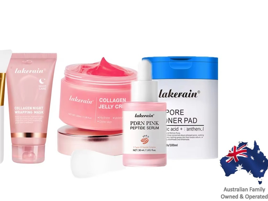 Lakerain Collagen Jelly Facial PDRN Hydrating Toner Peeling Mask Pores Glass