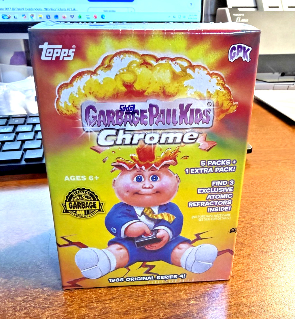 2021 Topps Garbage Pail Kids CHROME BLASTER ~ 1986 Original Series 4 ~ SEALED