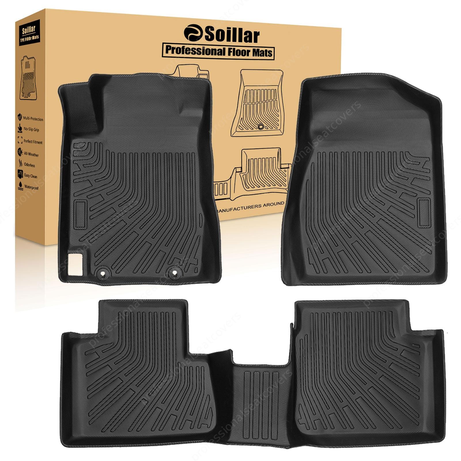 For 2001-2006 Toyota Camry TPE 3D Front & 2nd Row Floor Mats Liner Full Cover For 2001-2006 Toyota Camry TPE 3D Front & 2nd Row Floor Mats Liner Full Cover