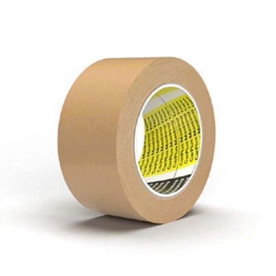 Q1-1.5 inch(36mm X 55m) CarPlus Masking Tape Brown (24/CS)