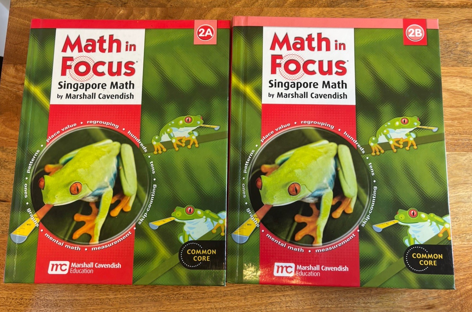 Math in Focus: Singapore Math: Student Edition, Book A & B Grades 2 LIKE NEW