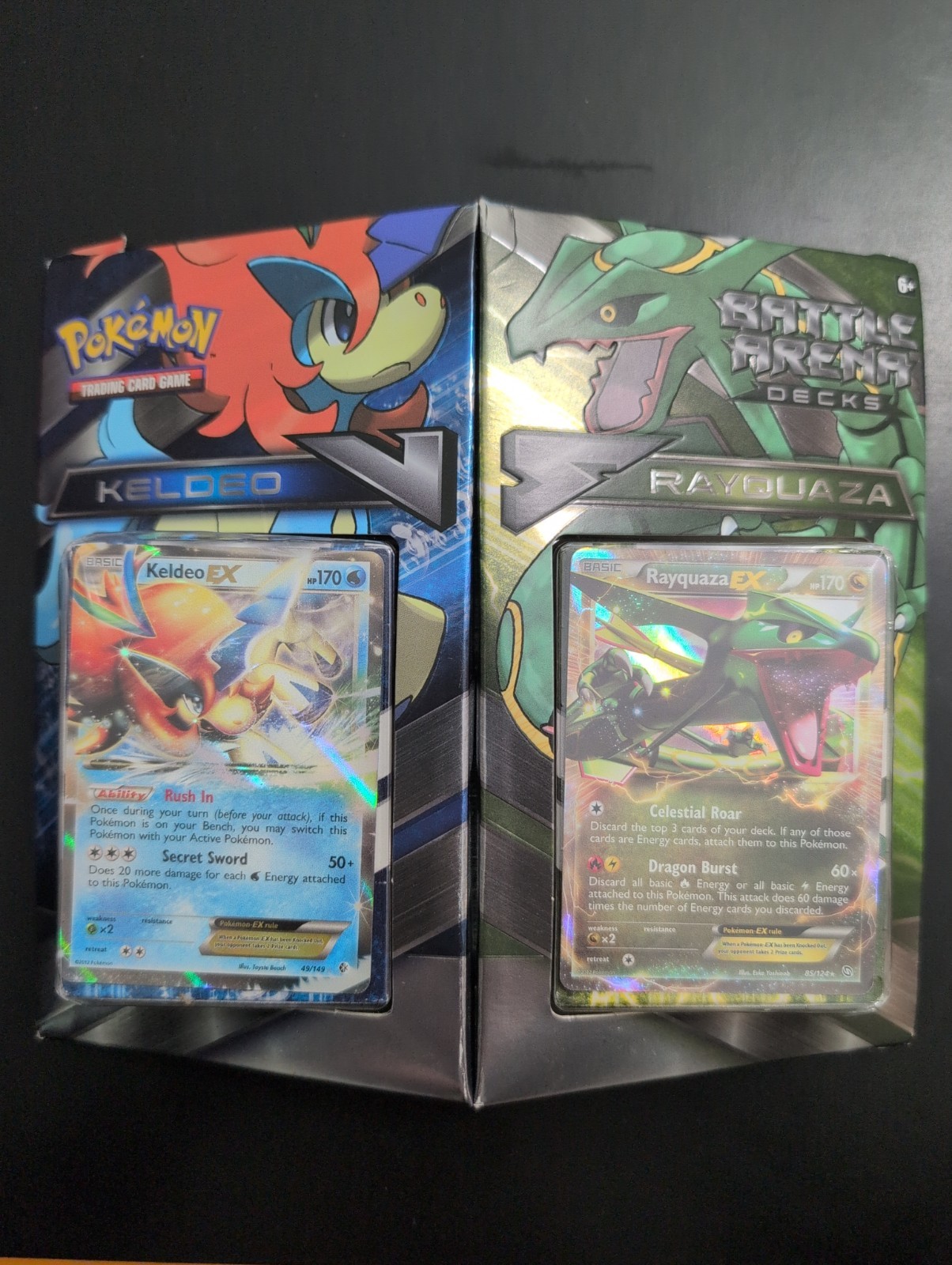 Pokemon Rayquaza EX vs Keldeo EX Battle Arena Decks 2016 - new sealed