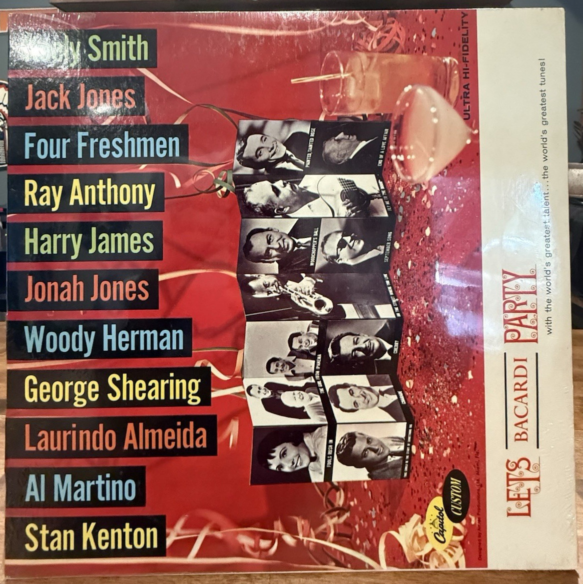SEALED 1964 Let\'s Bacardi Party Promo Stan Kenton George Shearing Jack Jones