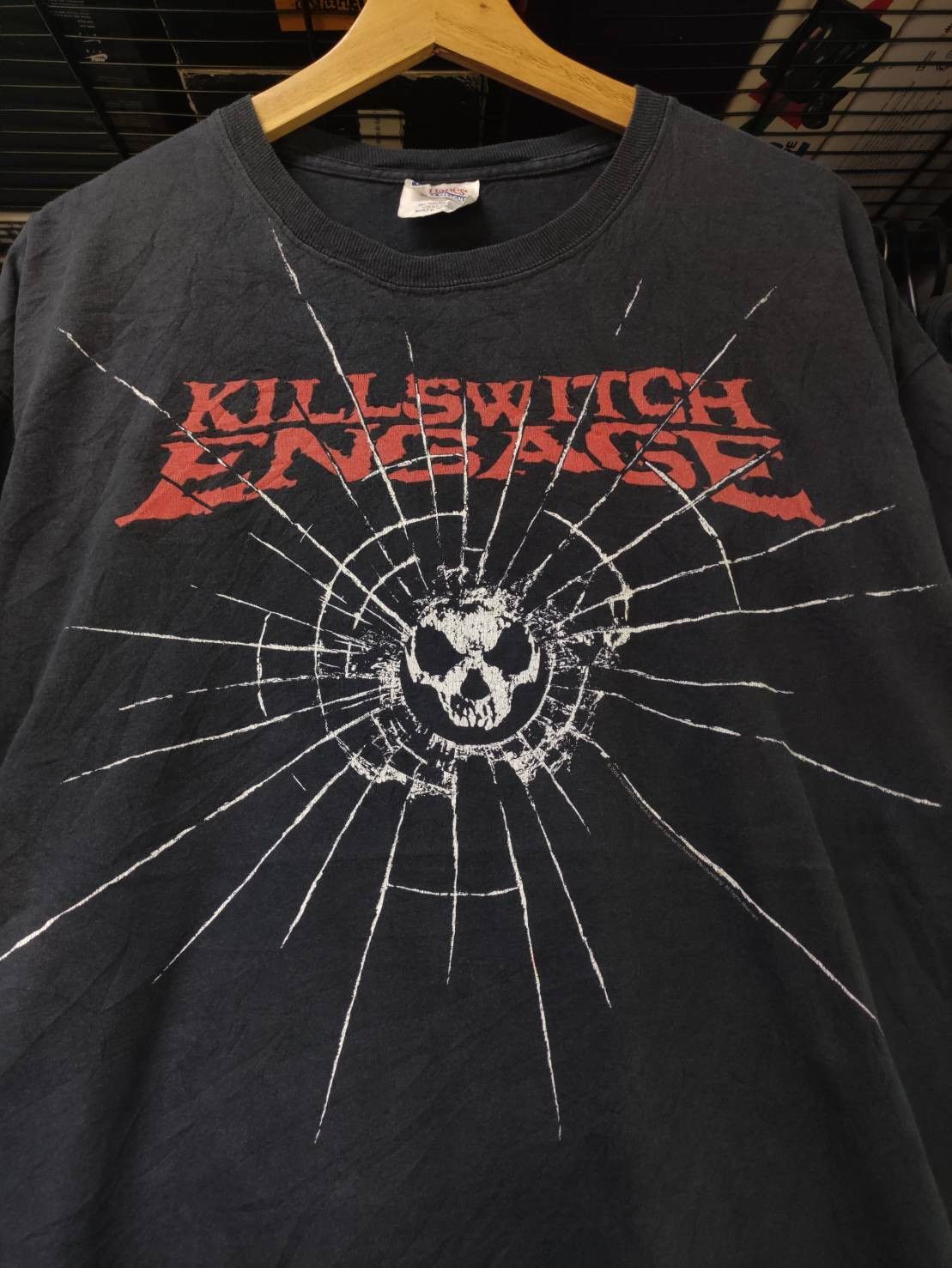 Vtg 00's Killswitch Engage Special Edition Cover T-Shirt Black tee NH19074