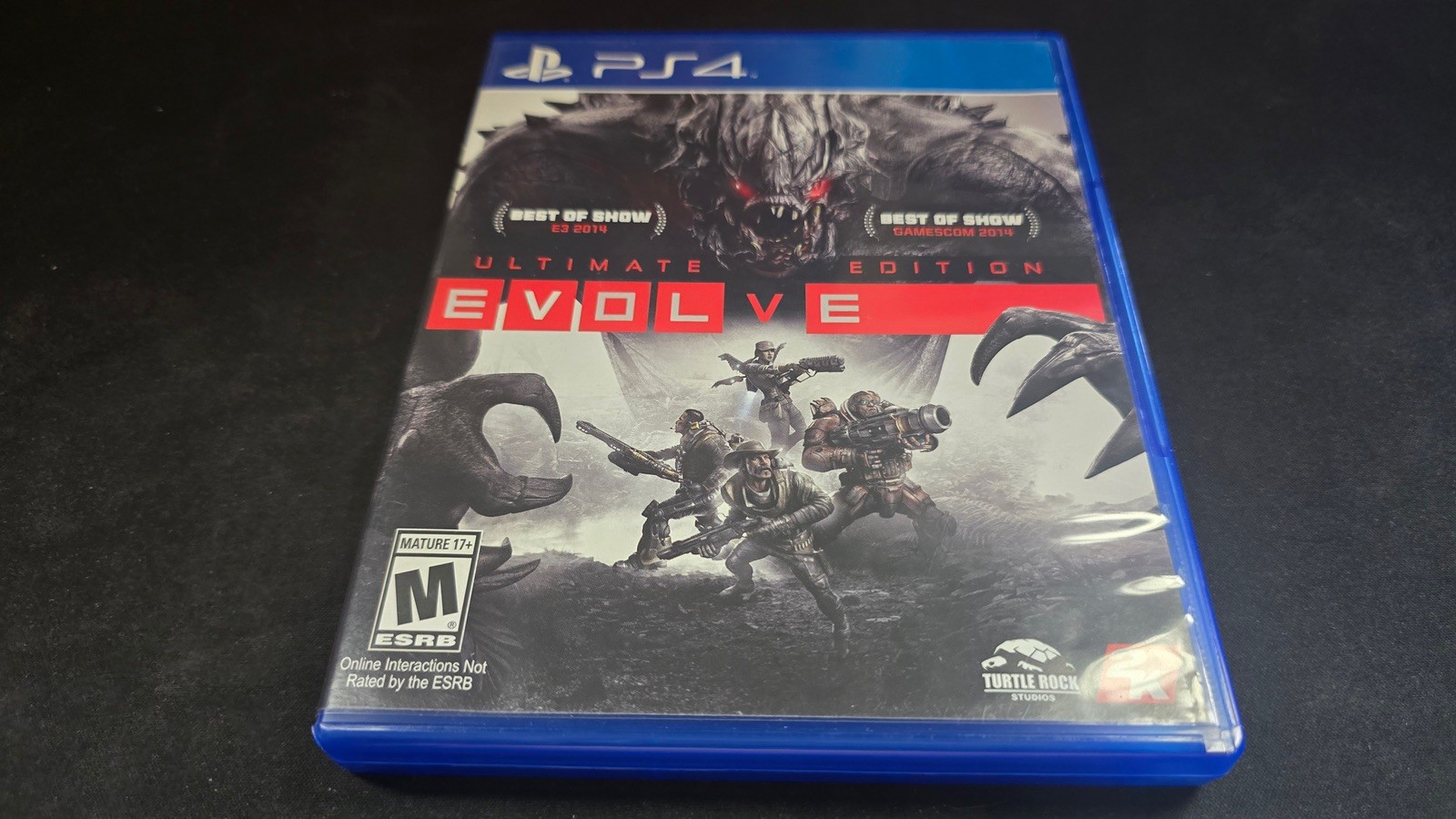 Evolve Ultimate Edition Sony Playstation 4 PS4 LN perfect +Monster Pack DLC