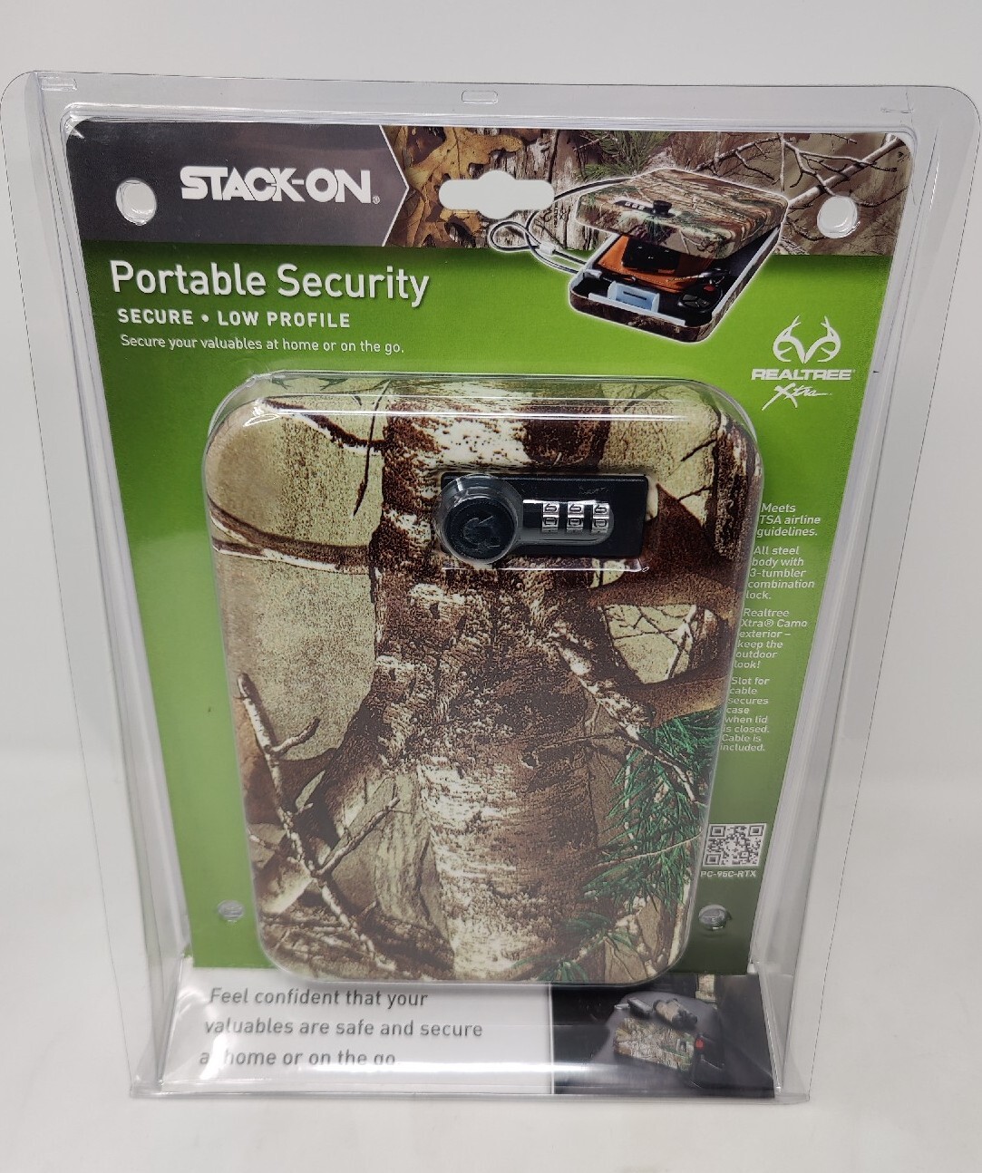 New Stack-On Personal Portable Security Safe On-the-Go Real Tree Camo