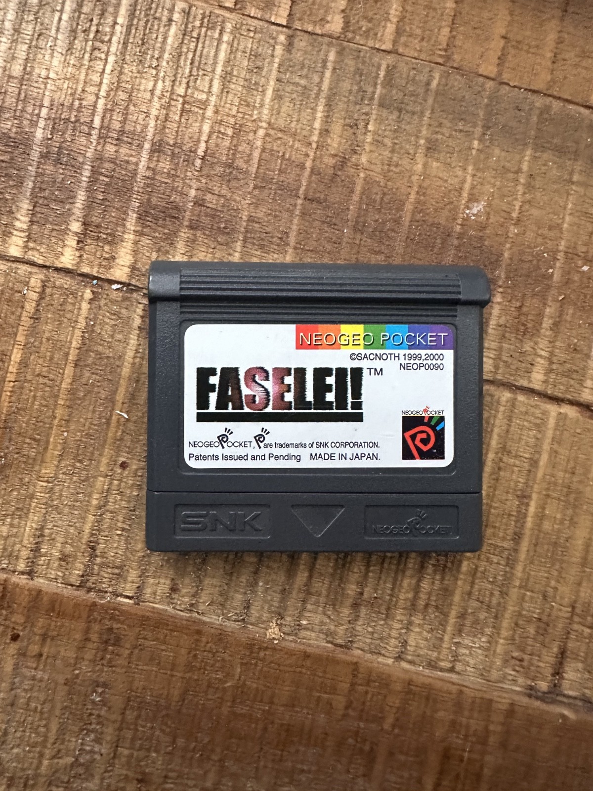 SNK Neo Geo Pocket Color Faselei English Version