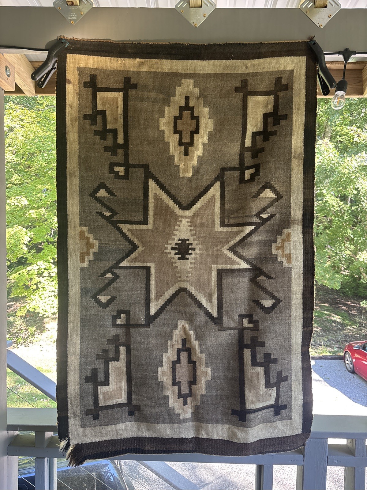Early 20th Century Antique  Navajo Style Rug- 2’9” X 4’4”