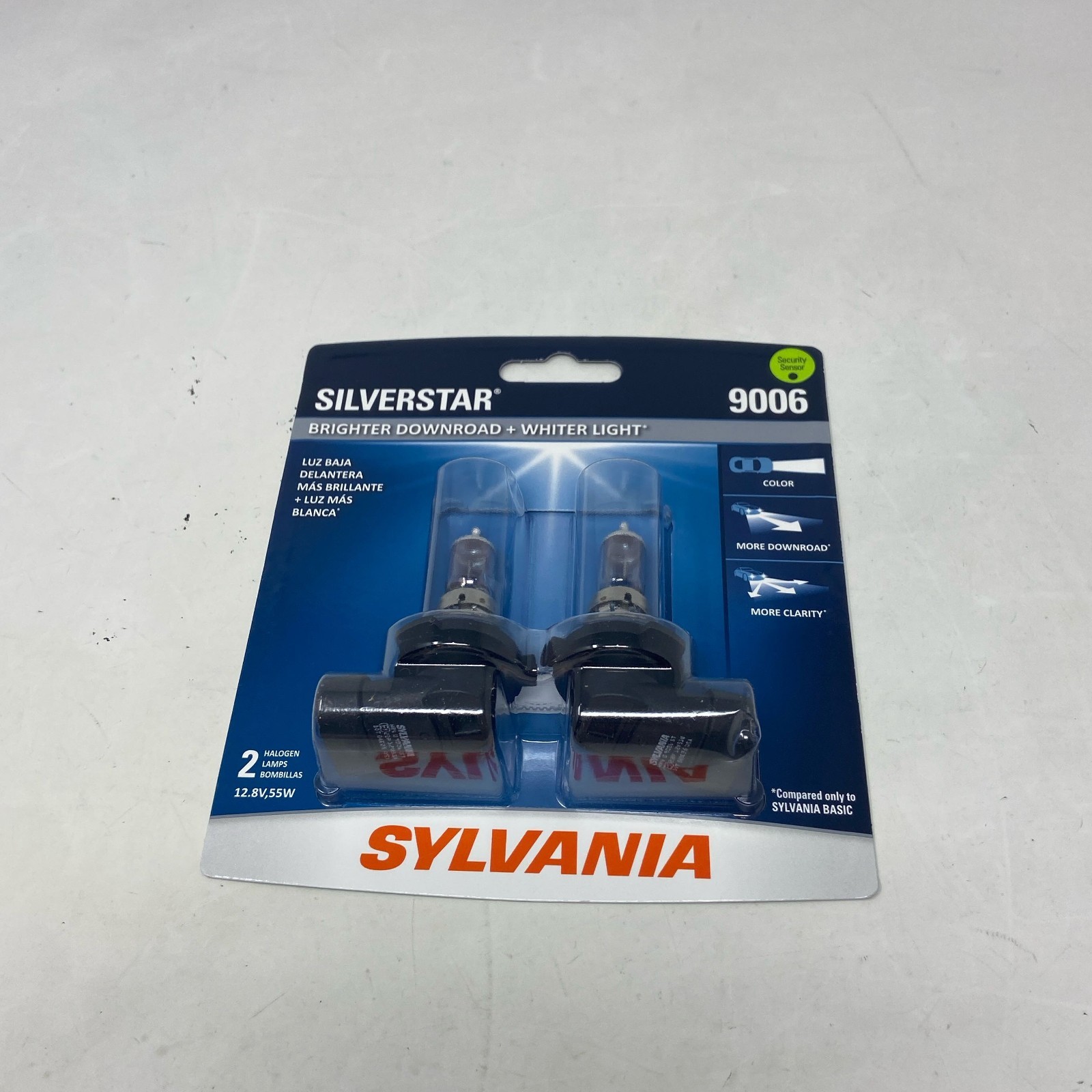 SYLVANIA SilverStar 9006 Halogen Headlight Bulb Single, White