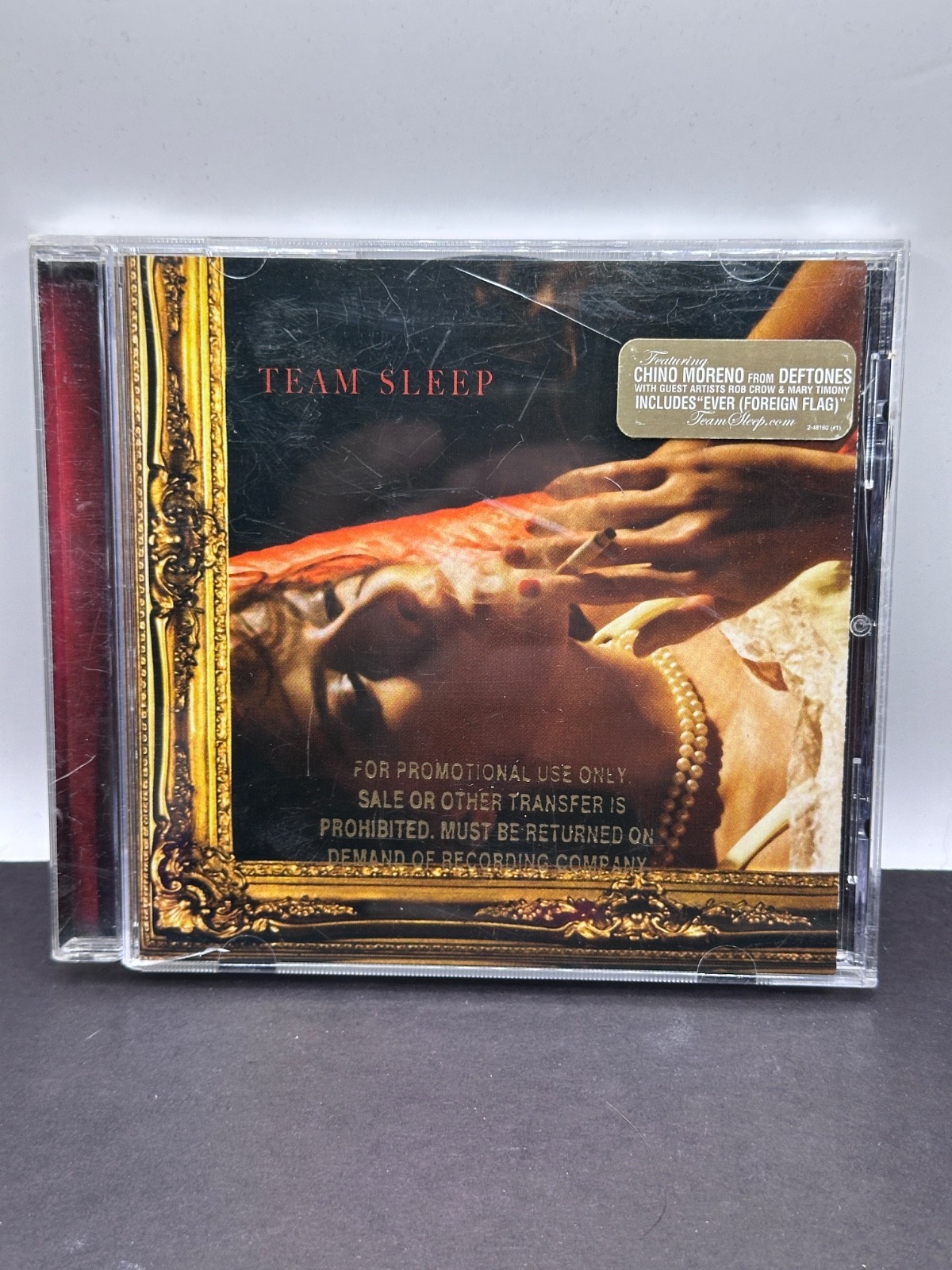 Team Sleep - Self Titled - Promotional Advance Copy CD Chino Moreno Team Sleep - Self Titled - Promotional Advance Copy CD Chino Moreno