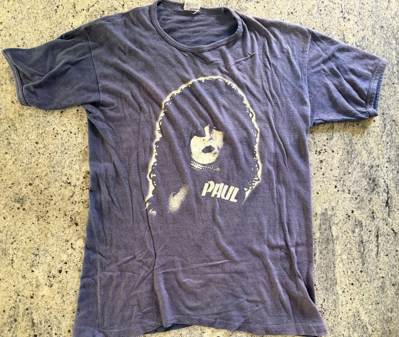 KISS 1978 PAUL STANLEY SHIRT PURPLE AUCOIN VINTAGE VERY RARE