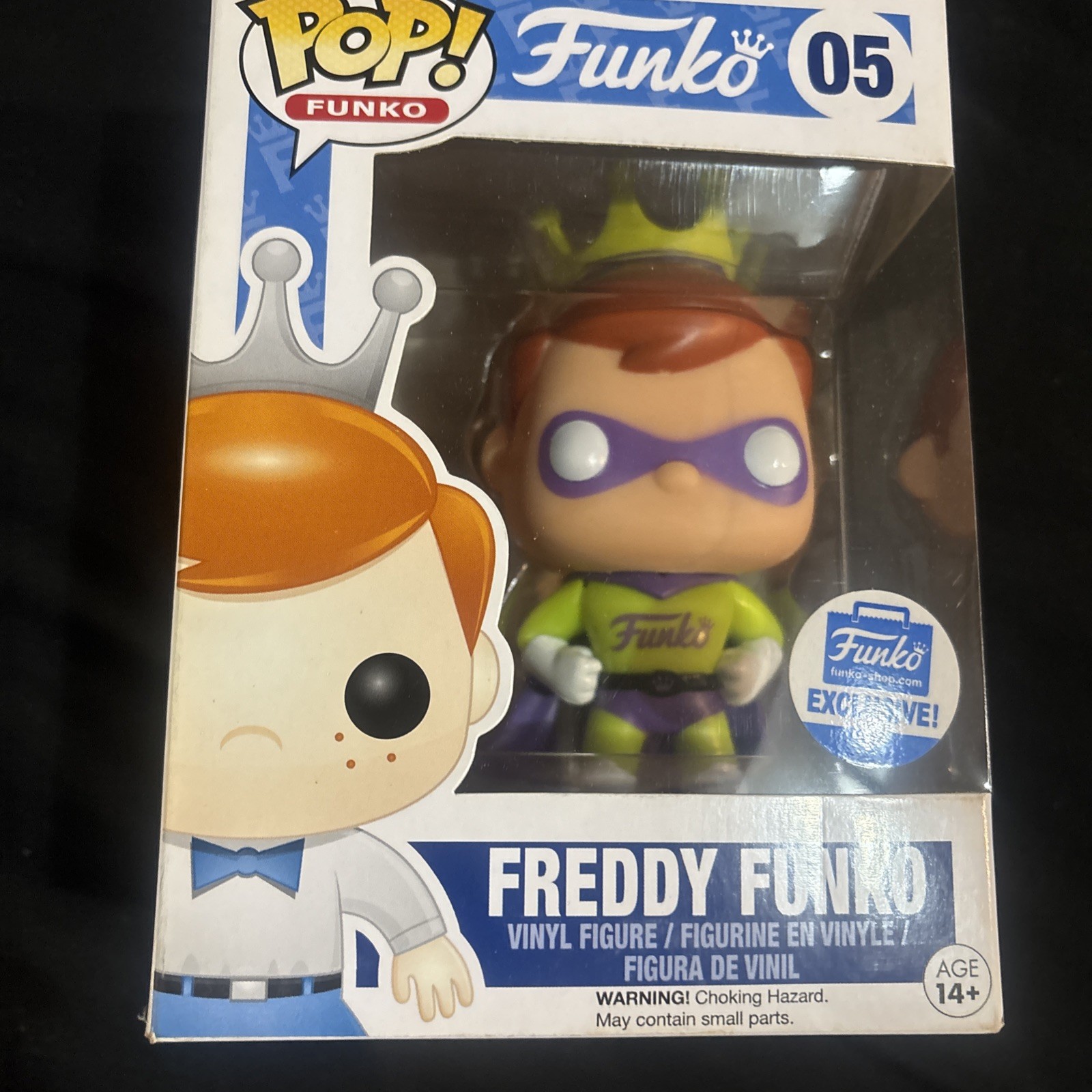 Funko Pop Freddy Funko #05 Funko Shop Exclusive 2016 Vinyl Figure w/ Protector Funko Pop Freddy Funko #05 Funko Shop Exclusive 2016 Vinyl Figure w/ Protector