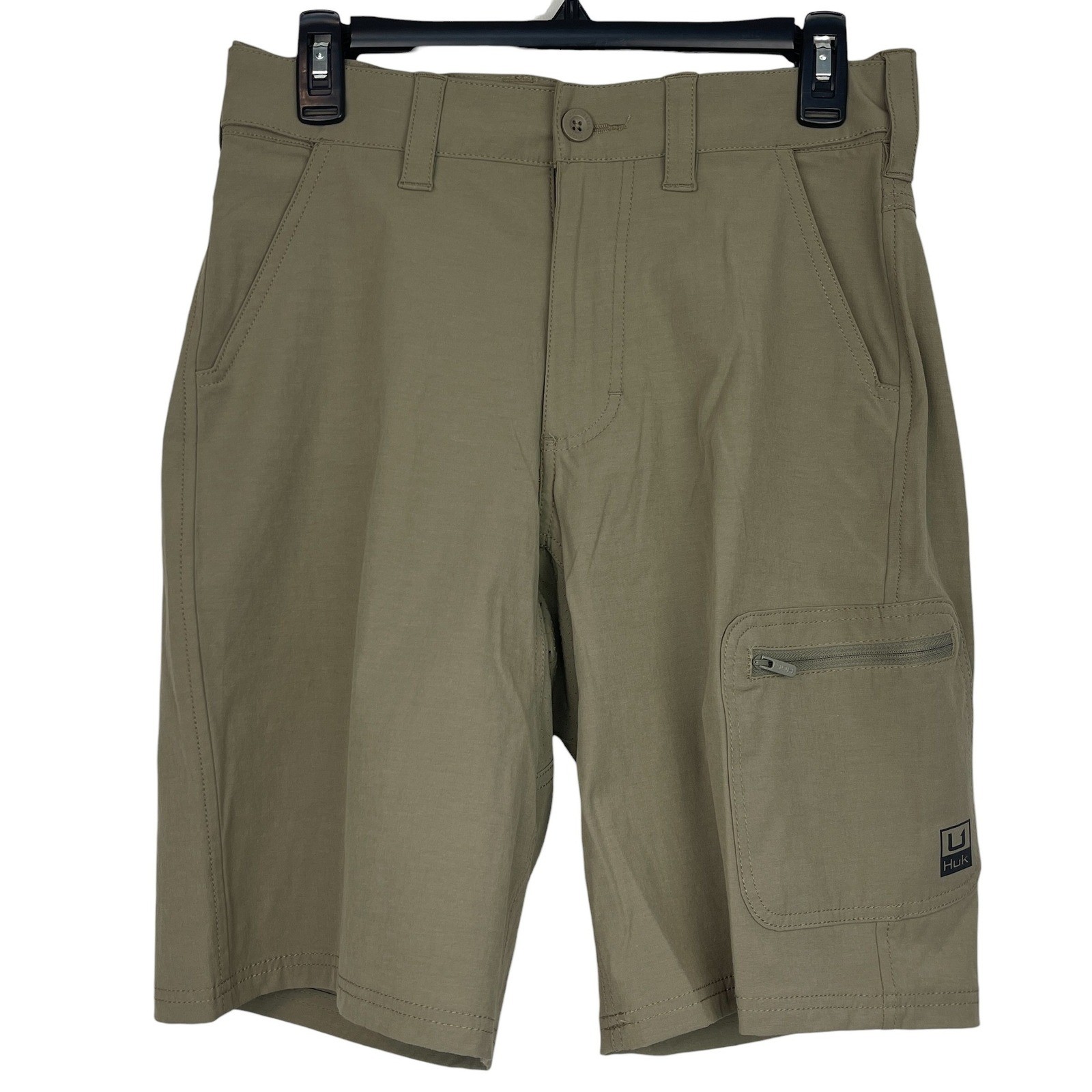 NEW Huk NXTLVL 10.5 Short Mens S Next Level Green Cargo Performance Fishing