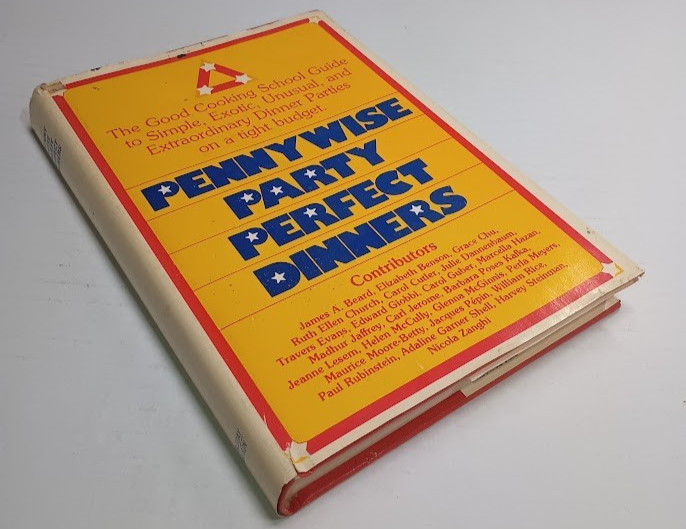 Vintage 1975 Penny-Wise Party-Perfect Dinners Cookbook Hardcover