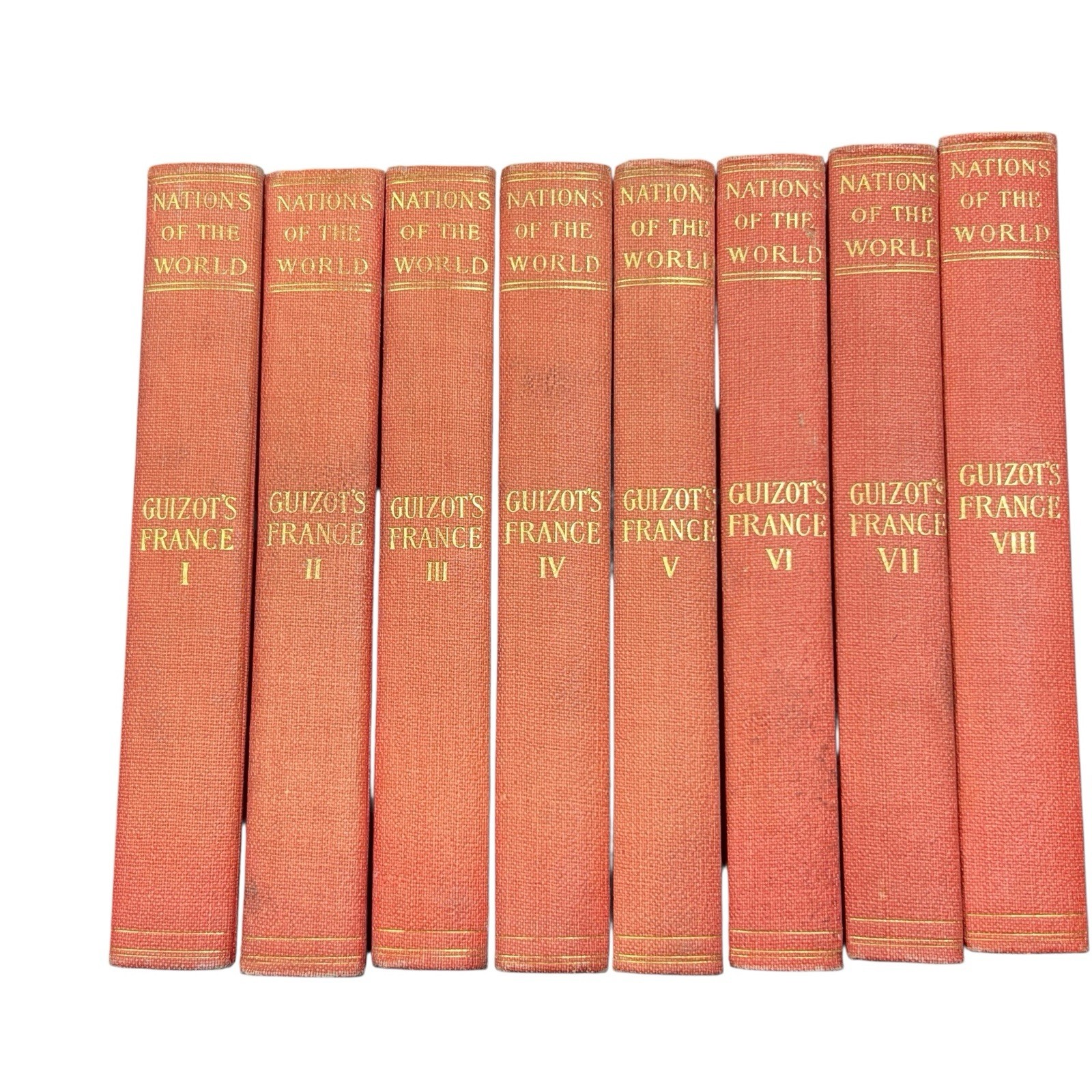 Nations Of The World Guizot’s France Book Lot 8 Collier & Son Nations Of The World Guizot’s France Book Lot 8 Collier & Son