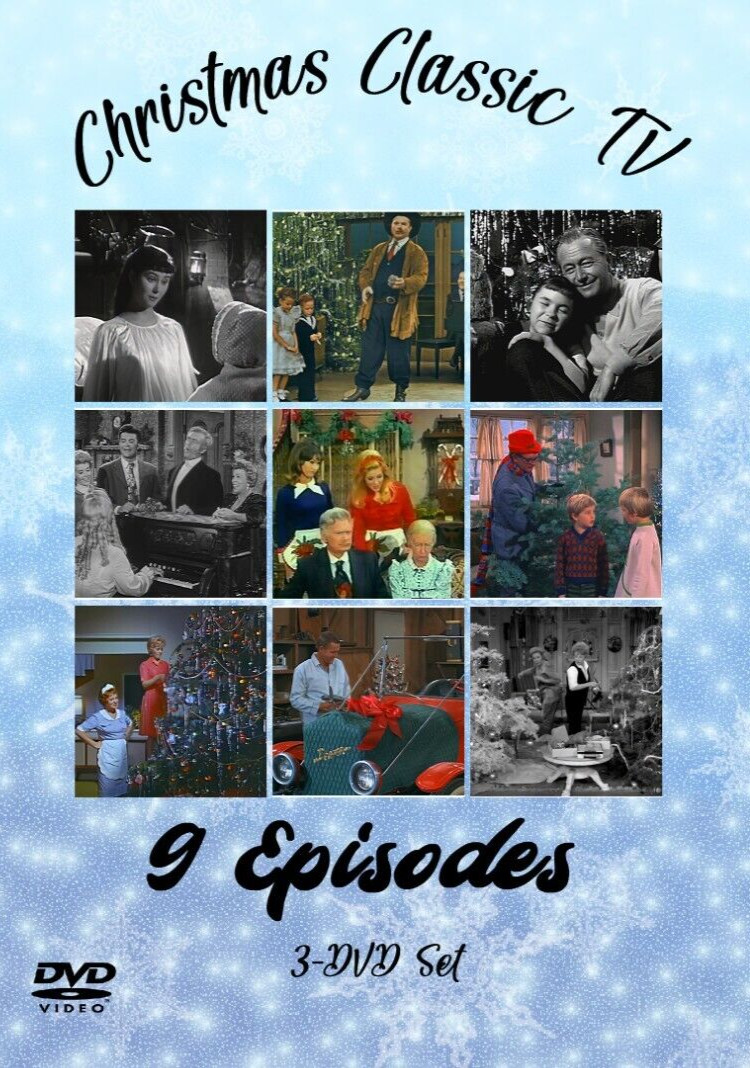 CLASSIC CHRISTMAS TV Shows  3-DVD Set 1960s in COLOR B&W Restored 16mm film