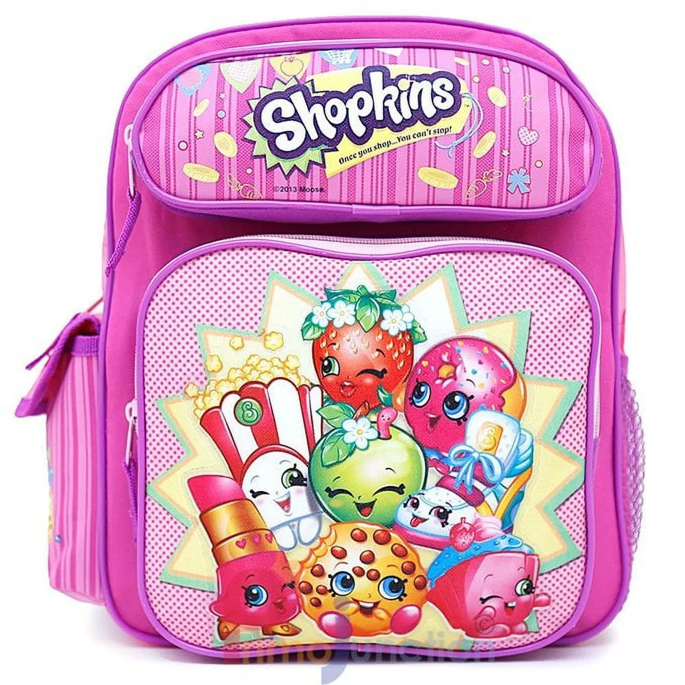 Shopkins Toddler SMALL Backpack 12 X 10 X 4 inch Pink Brand New School backpack