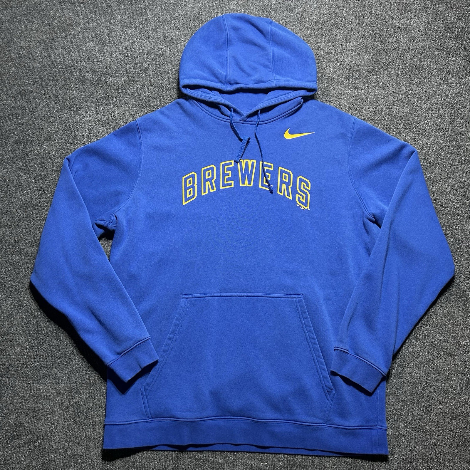 Nike Milwaukee Brewers MLB Cooperstown Collection Royal Blue Club Hoodie XXL Nike Milwaukee Brewers MLB Cooperstown Collection Royal Blue Club Hoodie XXL