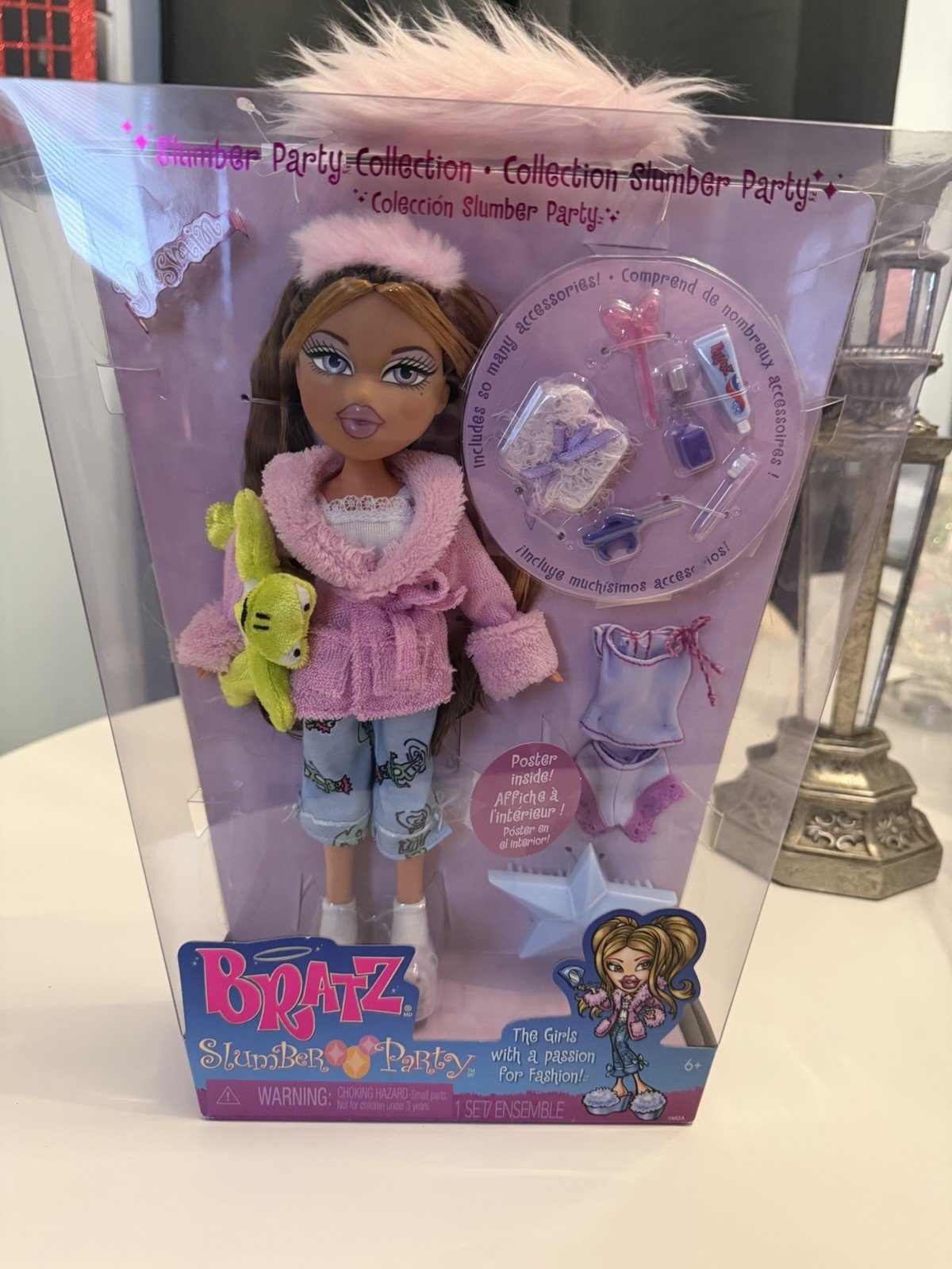 Bratz Slumber Party Yasmin Fashion Doll With Accessories NIB