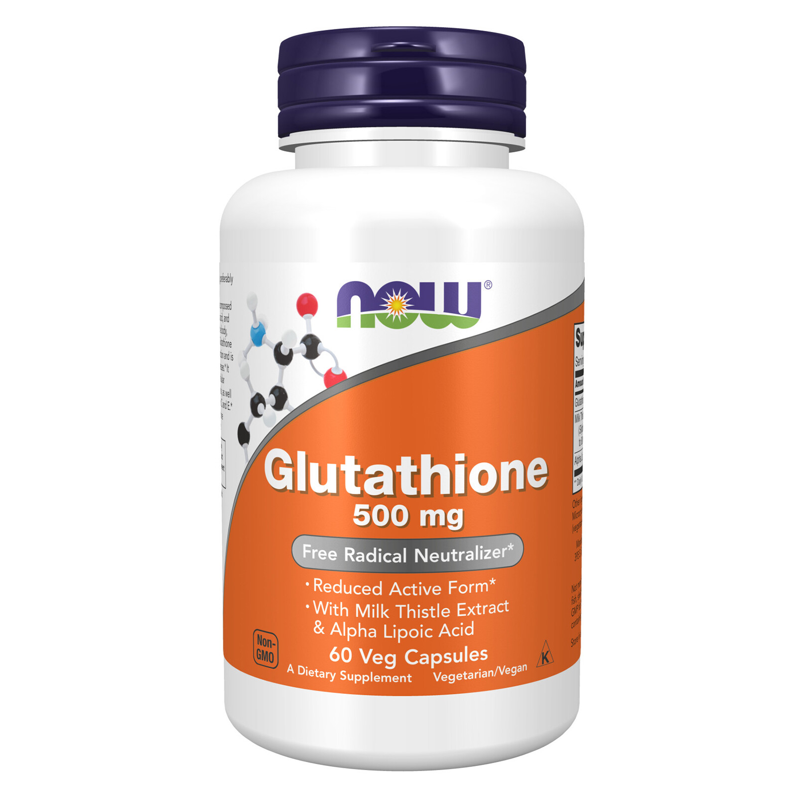 NOW FOODS Glutathione 500 mg 60 Veg Capsules NOW FOODS Glutathione 500 mg 60 Veg Capsules