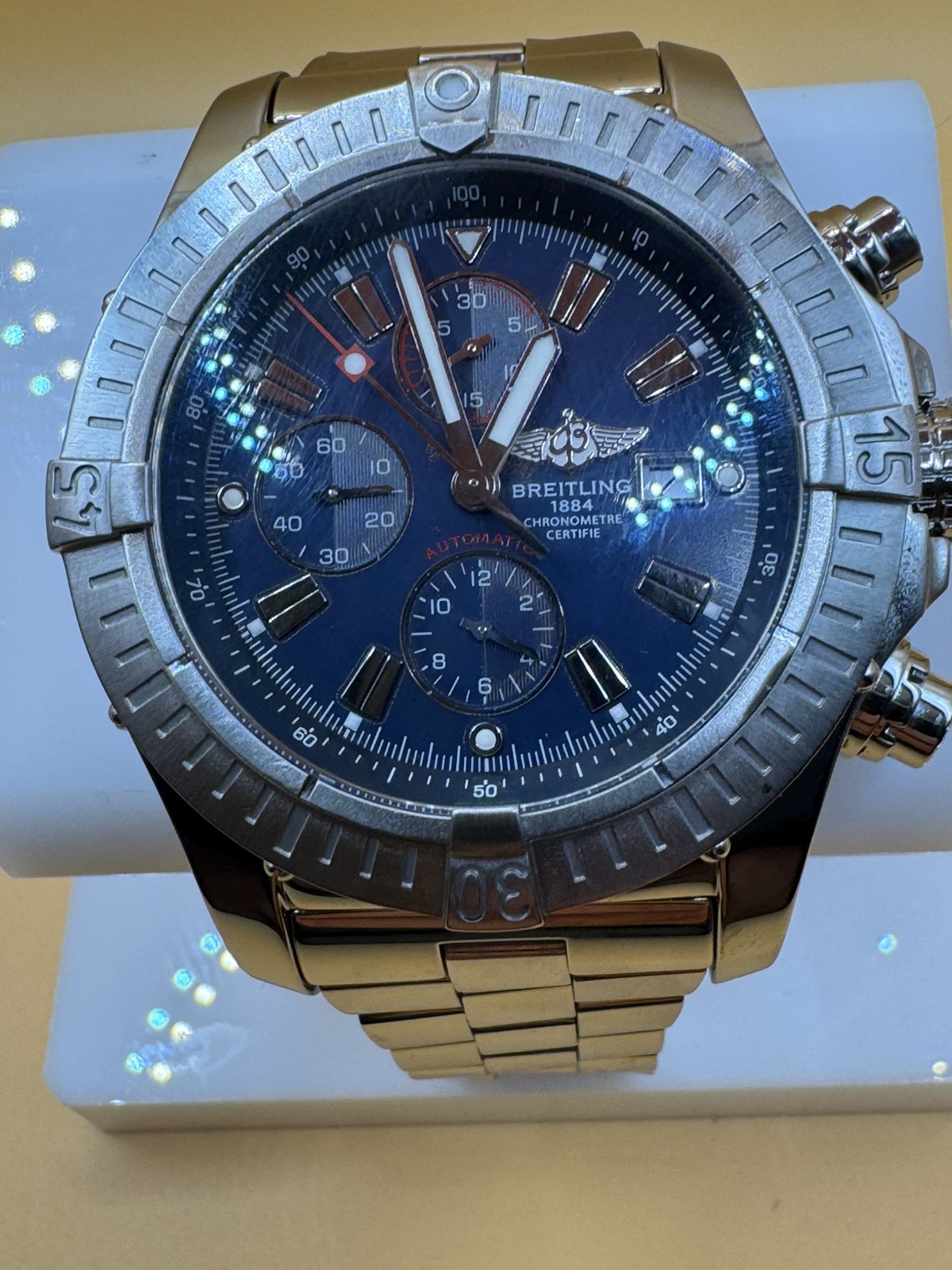 Breitling Super Avenger 48mm Black Dial Men’s Watch - A13370