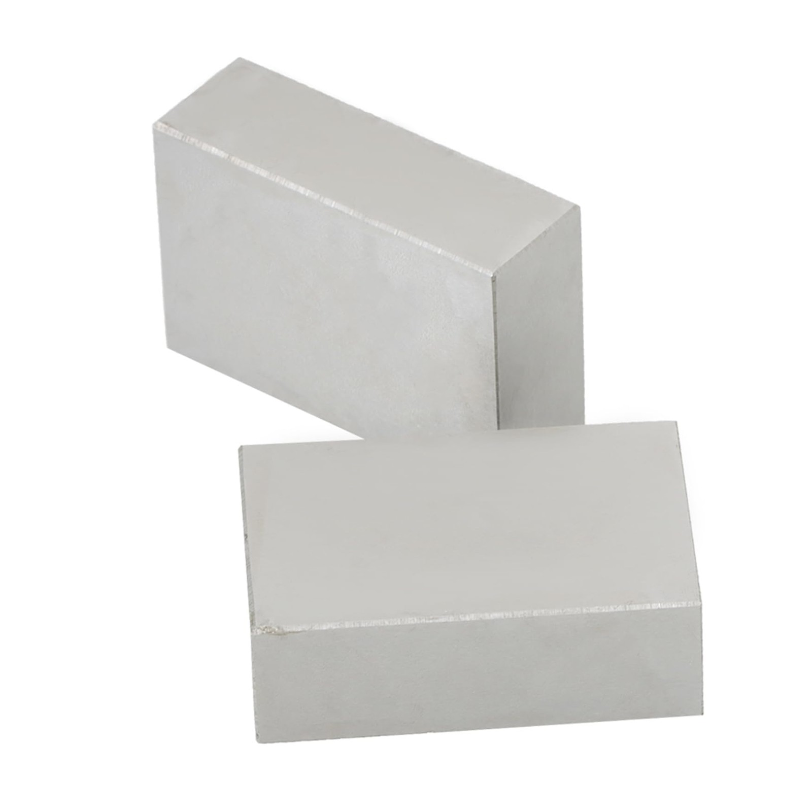 1 x 2 x 3 Inch Blocks No Holes Matched Pair Hardened Steel Plain (1\