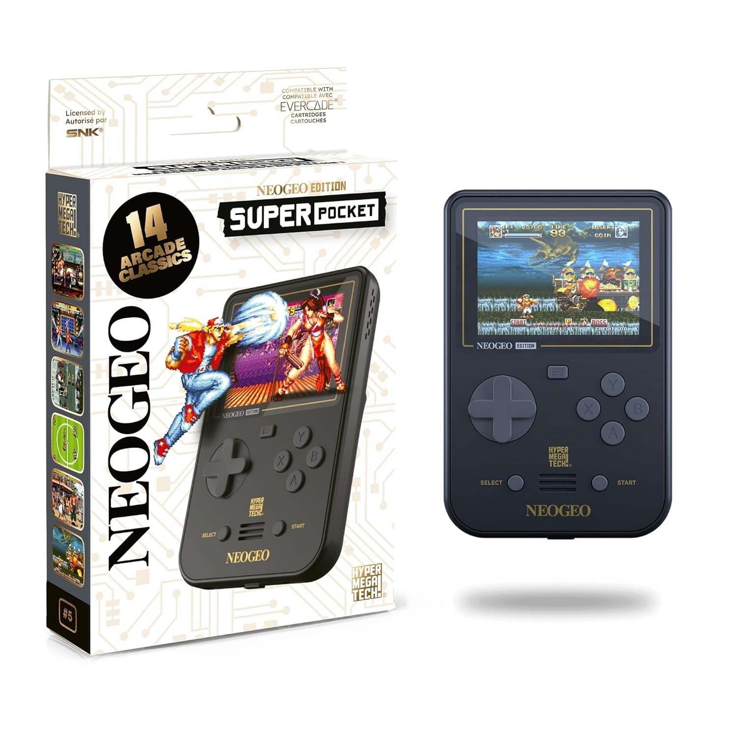 Neogeo Super Pocket Hyper Mega Tech - Evercade - Brand New Neogeo Super Pocket Hyper Mega Tech - Evercade - Brand New