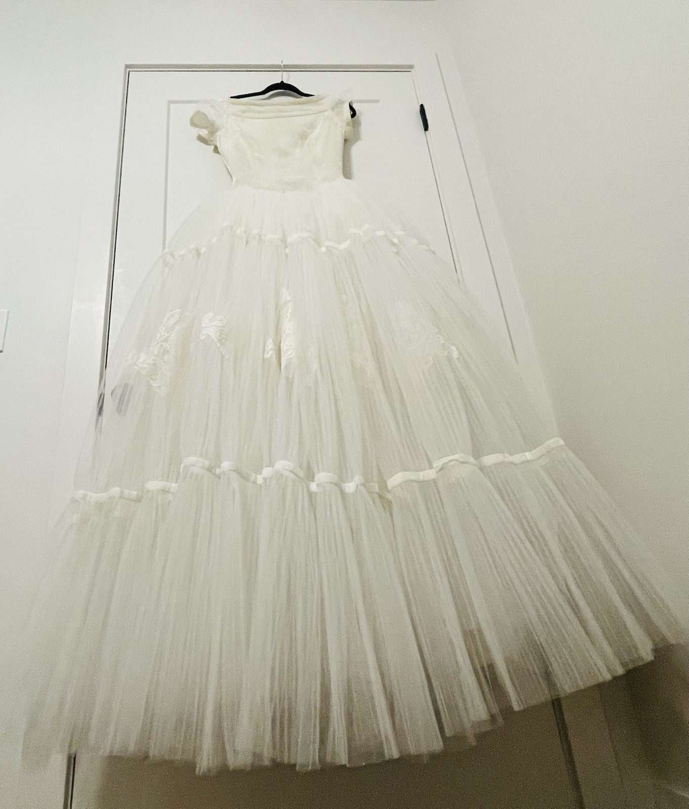 Rare 1950s William Cahill Beverly Hills Wedding Dress