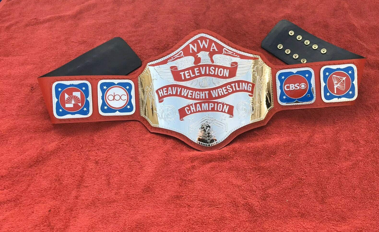 Maxan Nwa Television Heavyweight Championship Belt In 4Mm Zinc Deep Etching