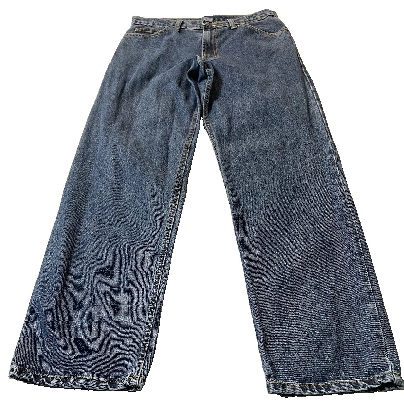 Vtg RK Brand Original Work Jeans Mens 32/32 Blue Denim Mid Rise Western Cowboy Vtg RK Brand Original Work Jeans Mens 32/32 Blue Denim Mid Rise Western Cowboy