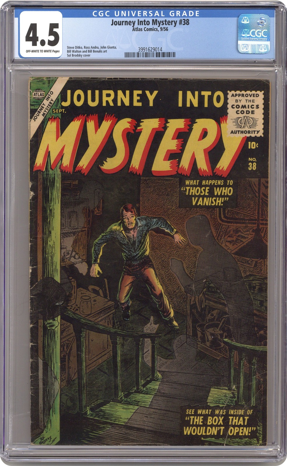 Journey into Mystery #38 CGC 4.5 1956 3991629014