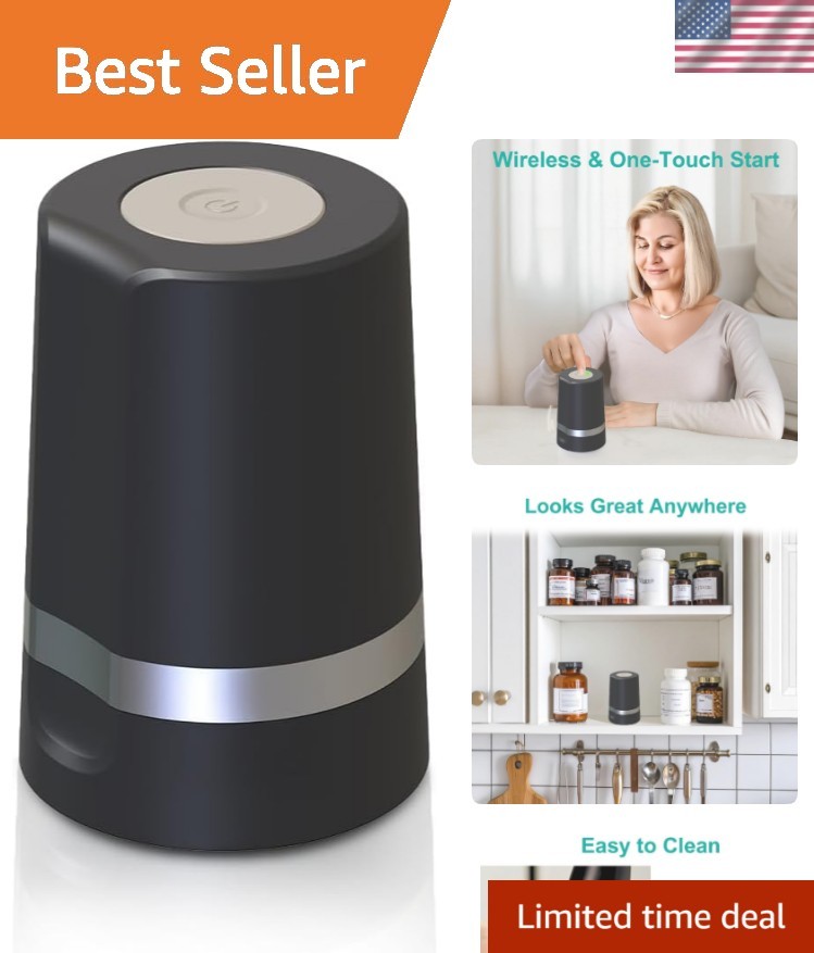 Portable & Safe Electric Pill Crusher - Fine Powder Grinding for Easy Swallowing