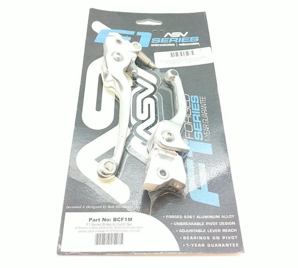 2004-2012 KTM 65 85 105 ASV Unbreakable Pivot Levers BCF1M