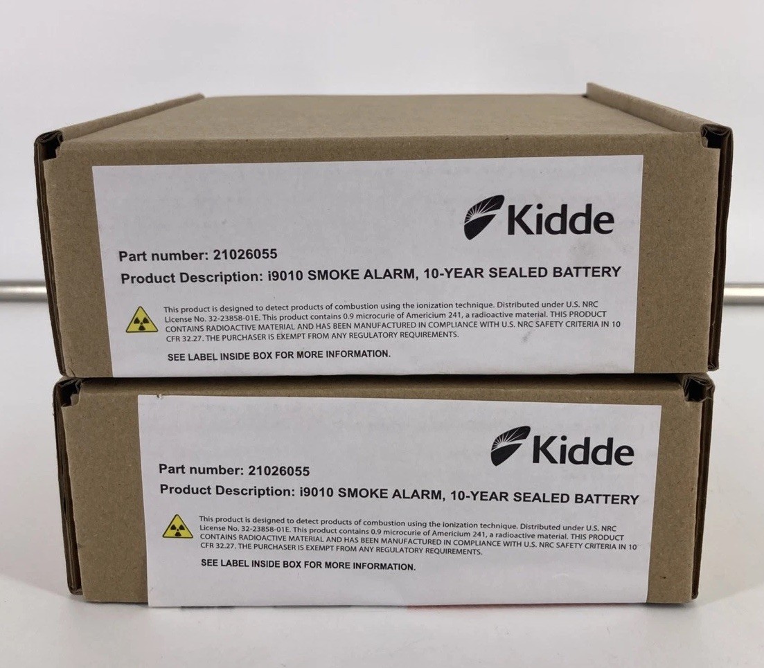 Kidde i9010 Smoke Alarm White New In Box Lot Of 2- Rd Description Kidde i9010 Smoke Alarm White New In Box Lot Of 2- Rd Description