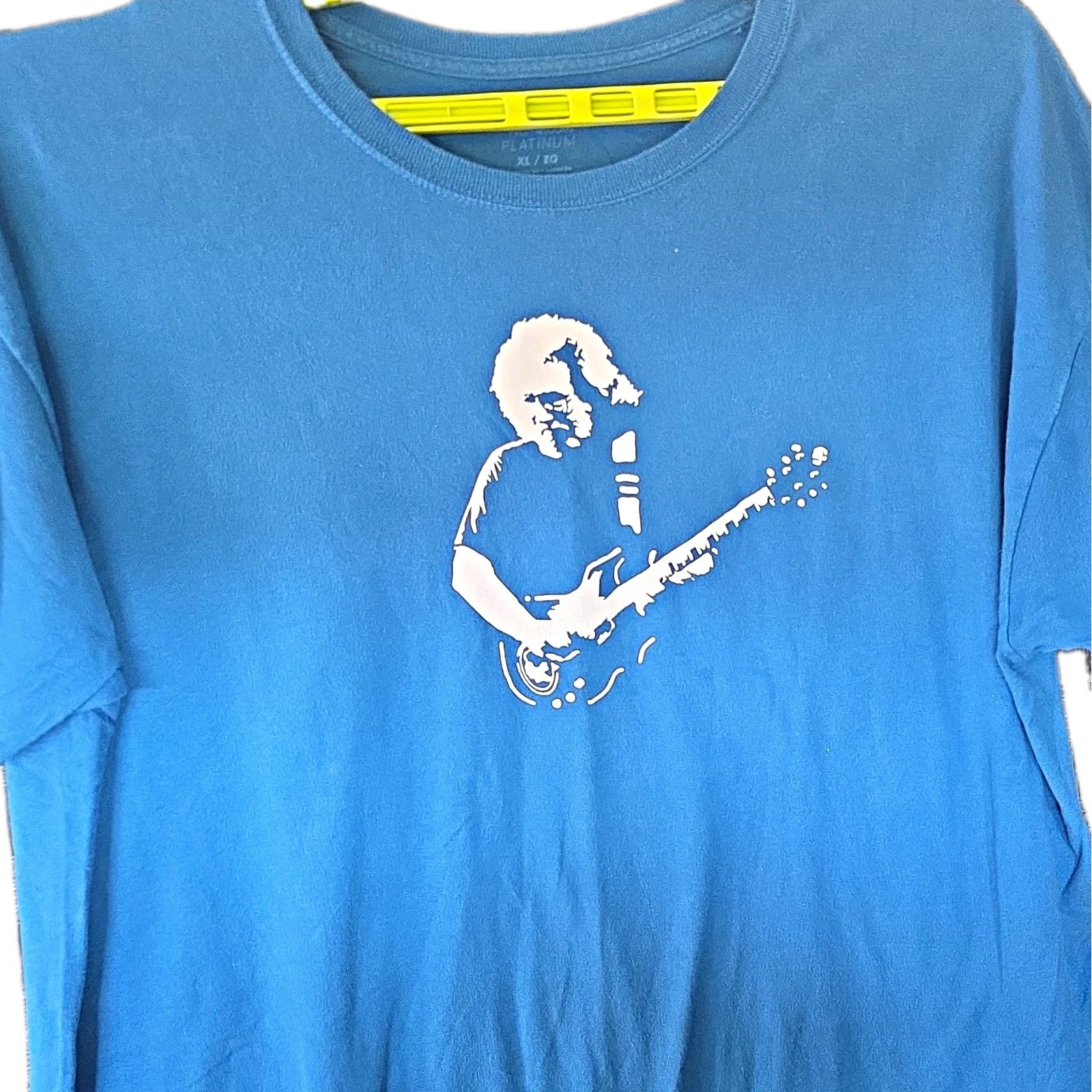 Grateful Dead Jerry Garcia Silhouette Quote T-Shirt Blue XL Sometimes the Songs Grateful Dead Jerry Garcia Silhouette Quote T-Shirt Blue XL Sometimes the Songs