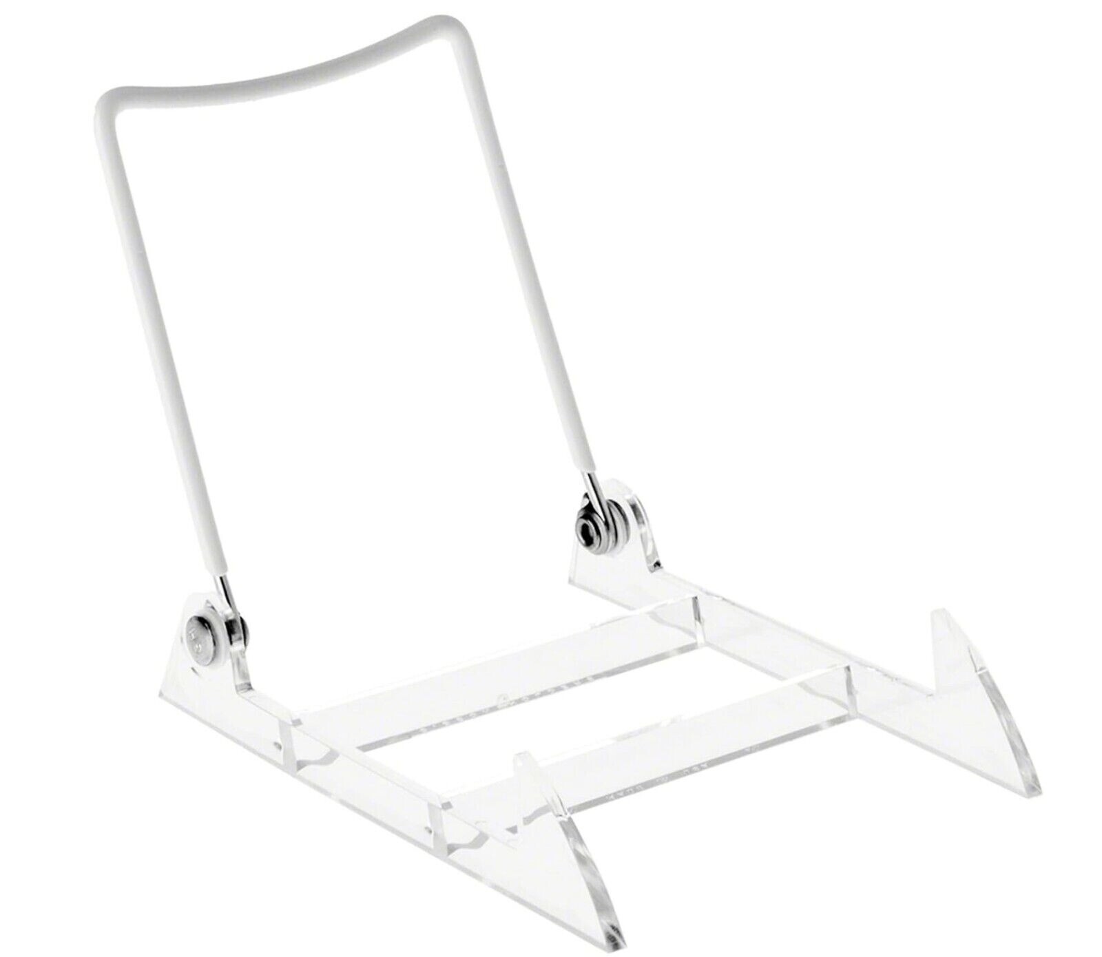 Lot of 12 Gibson Holders 2PL Adjustable Wire & Acrylic Easels Clear Base