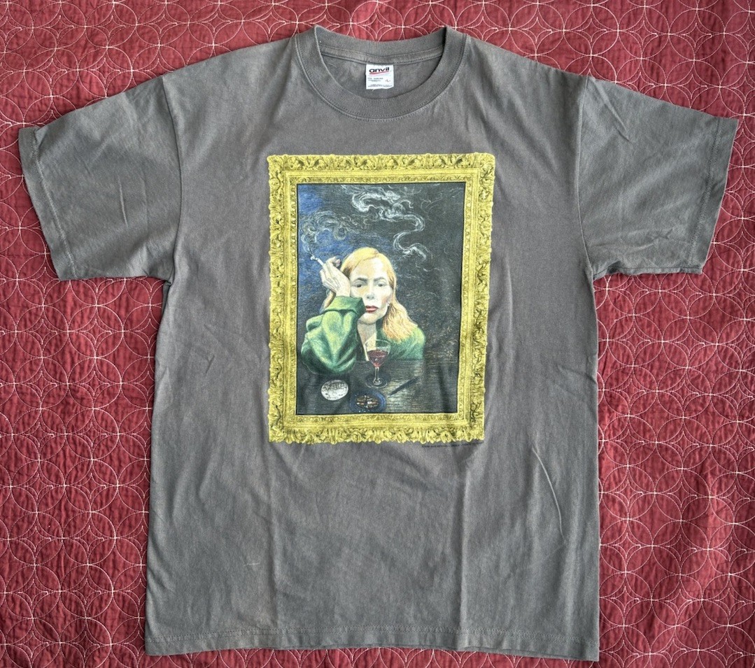 Rare Vintage 2000 Joni Mitchell Both Sides Now Tour Band Tee Giant Size L