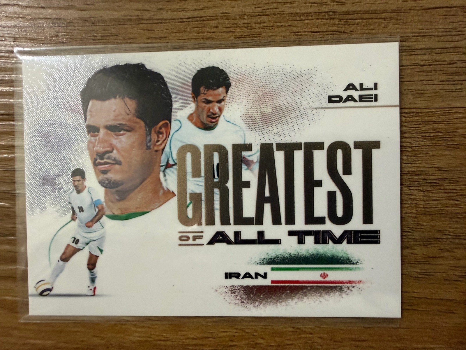 2026 Futera Unique Football Soccer Card Iran ALI DAEI Rare GOAT  Mint