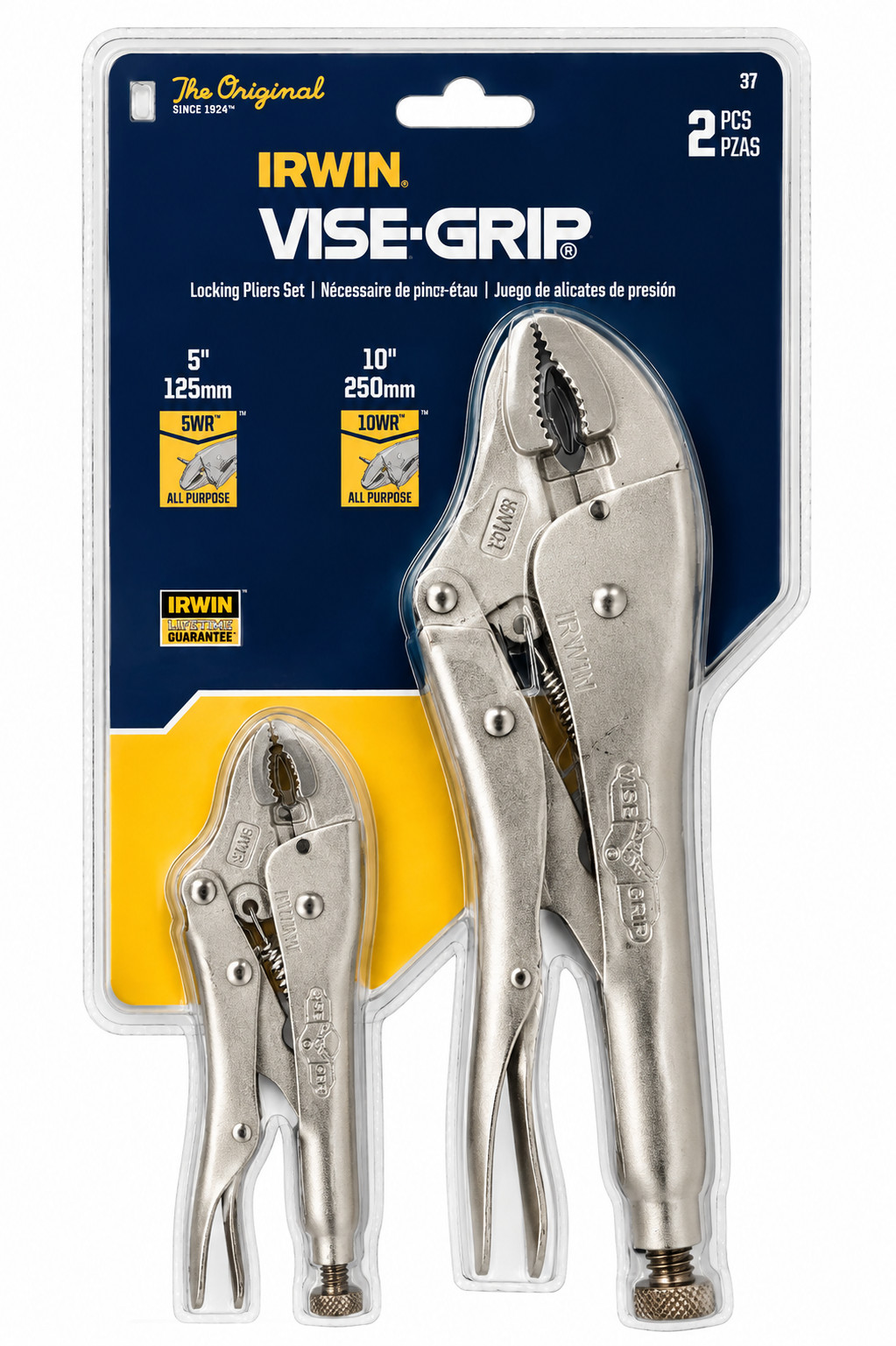 IRWIN VISE-GRIP 2pc Locking Pliers Set 5\